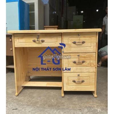 Bàn Ghế Quận Gò Vấp - Hồ Chí Minh Bàn Làm Việc Gỗ Thông Màu Vàng- 4 Hộc Bàn Ghế Quận Gò Vấp - Hồ Chí Minh Bàn Làm Việc Gỗ Thông Màu Vàng- 4 Hộc