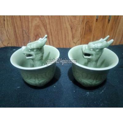 Đồ Sưu Tầm, Đồ Cổ Quận 11 - Hồ Chí Minh Cặp Chung Rượu Tham Thì Thâm