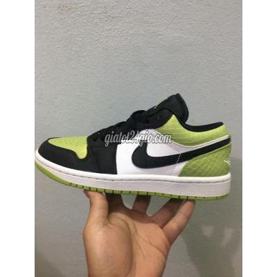 Giày Dép Quận Ba Đình - Hà Nội Jordan 1 Low Snakeskin Vivid Green