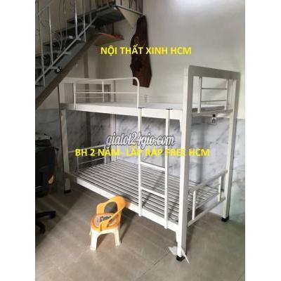 Giường, Chăn Ga Gối Nệm Quận 10 - Hồ Chí Minh Bh 2năm-giường Tầng Sắt Hộp 48 Cứng Cáp-ráp Frehcm Giường, Chăn Ga Gối Nệm Quận 10 - Hồ Chí Minh Bh 2năm-giường Tầng Sắt Hộp 48 Cứng Cáp-ráp Frehcm