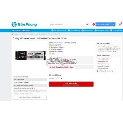 Linh Kiện (ram, Card...) Quận Long Biên - Hà Nội Nvme M2 128gb Verico Linh Kiện (ram, Card...) Quận Long Biên - Hà Nội Nvme M2 128gb Verico