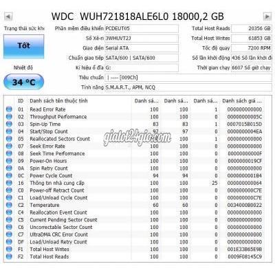 Linh Kiện (ram, Card...) Quận Tân Bình - Hồ Chí Minh Ổ Cứng Máy Tính 18tb Wd Ultra Star 3.5inch 7200rpm Linh Kiện (ram, Card...) Quận Tân Bình - Hồ Chí Minh Ổ Cứng Máy Tính 18tb Wd Ultra Star 3.5inch 7200rpm