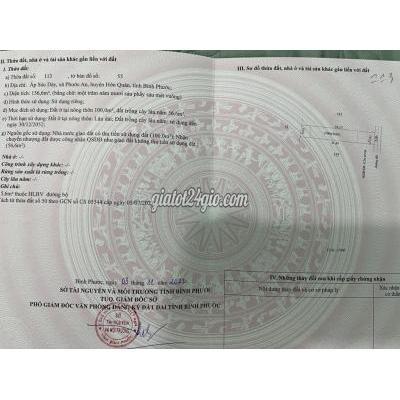 Mua Bán Đất Huyện Hớn Quản - Bình Phước 320 Triệu 5x36 Thổ Cư Đường Liên Thôn Phước An Mua Bán Đất Huyện Hớn Quản - Bình Phước 320 Triệu 5x36 Thổ Cư Đường Liên Thôn Phước An