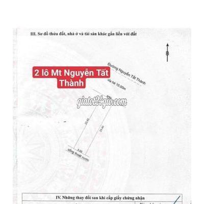 Mua Bán Đất Quận Liên Chiểu - Đà Nẵng 2 Lô Liền Kề Nguyễn Tất Thành, Liên Chiểu, Đà Nẵng Mua Bán Đất Quận Liên Chiểu - Đà Nẵng 2 Lô Liền Kề Nguyễn Tất Thành, Liên Chiểu, Đà Nẵng