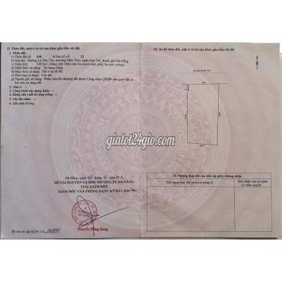 Mua Bán Đất Quận Sơn Trà - Đà Nẵng Đứt Ruột Bán Lô Đất Đối Diện Chợ Ngang 8.5m - Thông Thẳng Biển Đn 300m Mua Bán Đất Quận Sơn Trà - Đà Nẵng Đứt Ruột Bán Lô Đất Đối Diện Chợ Ngang 8.5m - Thông Thẳng Biển Đn 300m