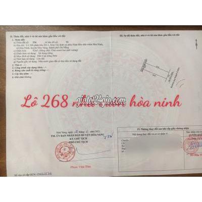 Mua Bán Đất Huyện Hòa Vang - Đà Nẵng Bán Đất Trục Chính Nằm Ngang Vị Trí Đẹp Khu Nv Hninh Mua Bán Đất Huyện Hòa Vang - Đà Nẵng Bán Đất Trục Chính Nằm Ngang Vị Trí Đẹp Khu Nv Hninh