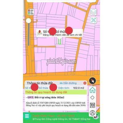 Mua Bán Đất Huyện Nhơn Trạch - Đồng Nai Chỉ Với 1 Tỷ Có Ngày 102m Có Thổ Cư Đ.xe Hơi Mua Bán Đất Huyện Nhơn Trạch - Đồng Nai Chỉ Với 1 Tỷ Có Ngày 102m Có Thổ Cư Đ.xe Hơi