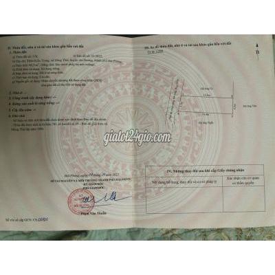 Mua Bán Đất Huyện An Dương - Hải Phòng 60,3m2 Hàng Độc Chỉ Sau Nhà Mặt Đường Mua Bán Đất Huyện An Dương - Hải Phòng 60,3m2 Hàng Độc Chỉ Sau Nhà Mặt Đường
