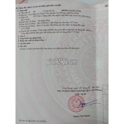 Mua Bán Đất Huyện Cao Phong - Hòa Bình Bán Đất Thổ Cư Hòa Bình Mua Bán Đất Huyện Cao Phong - Hòa Bình Bán Đất Thổ Cư Hòa Bình