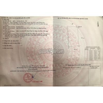 Mua Bán Đất Huyện Vạn Ninh - Khánh Hòa Đất Thổ Cư, Chính Chủ, Sổ Hồng Riêng, Kt: 33 X 63m Mua Bán Đất Huyện Vạn Ninh - Khánh Hòa Đất Thổ Cư, Chính Chủ, Sổ Hồng Riêng, Kt: 33 X 63m