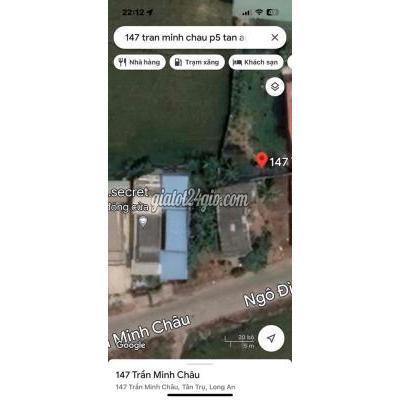 Mua Bán Đất Thành Phố Tân An - Long An Đất Thổ Mt Trần Minh Châu P5 Dt 135m # 6x24m Mua Bán Đất Thành Phố Tân An - Long An Đất Thổ Mt Trần Minh Châu P5 Dt 135m # 6x24m