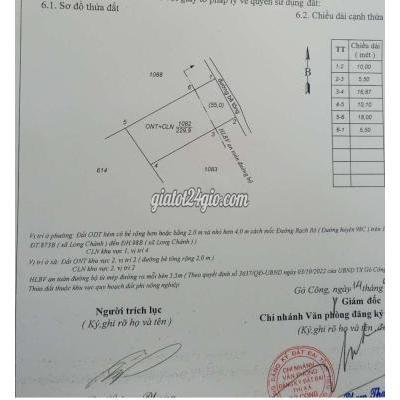 Mua Bán Đất Thị Xã Gò Công - Tiền Giang P.long Chánh Txgc Mua Bán Đất Thị Xã Gò Công - Tiền Giang P.long Chánh Txgc