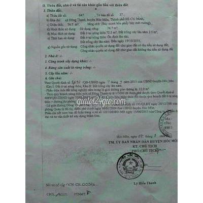 Mua Bán Đất Huyện Hóc Môn - Hồ Chí Minh Đất 5x16 Mặt Tiền Đường Nhựa Thông Đông Thạnh 2-6 Khu Dân Cư Hiện Hữu Mua Bán Đất Huyện Hóc Môn - Hồ Chí Minh Đất 5x16 Mặt Tiền Đường Nhựa Thông Đông Thạnh 2-6 Khu Dân Cư Hiện Hữu