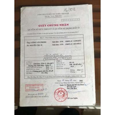 Mua Bán Nhà Ở Quận 12 - Hồ Chí Minh Nhà Gác Suốt 5x15,5 / Tân Thới Hiệp 21 Hẻm Nhựa 7m Mua Bán Nhà Ở Quận 12 - Hồ Chí Minh Nhà Gác Suốt 5x15,5 / Tân Thới Hiệp 21 Hẻm Nhựa 7m