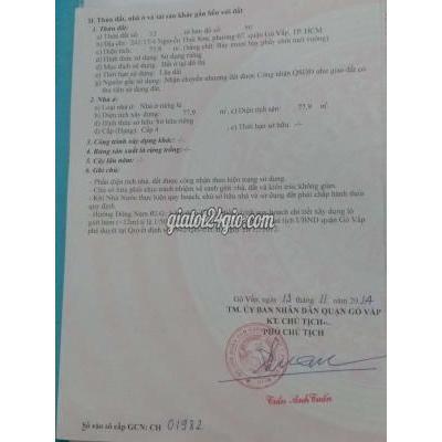 Mua Bán Nhà Ở Quận Gò Vấp - Hồ Chí Minh Bán Gấp Nhà Gần Chợ Gò Vấp Cách Nts 30m Hẻm Thông Mua Bán Nhà Ở Quận Gò Vấp - Hồ Chí Minh Bán Gấp Nhà Gần Chợ Gò Vấp Cách Nts 30m Hẻm Thông