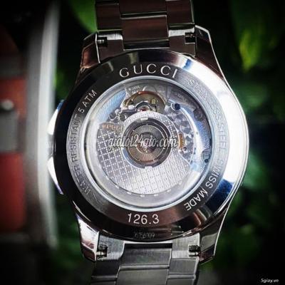 Đồng Hồ Cũ Thủ Đức Hồ Chí Minh Đh Nam Gucci Timeless Ya126312 Automatic Dây Thép Lộ Máy - Size 40mm Đồng Hồ Cũ Thủ Đức Hồ Chí Minh Đh Nam Gucci Timeless Ya126312 Automatic Dây Thép Lộ Máy - Size 40mm