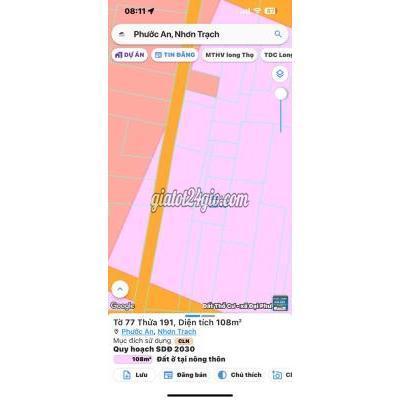 Đất Thổ Cư Nhơn Trạch - Đồng Nai Đất Thổ Cư Nhơn Trạch - Đồng Nai