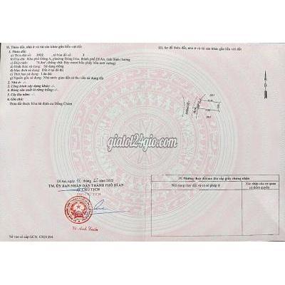 Đất Thổ Cư Dĩ An - Bình Dương Đất Thổ Cư Dĩ An - Bình Dương