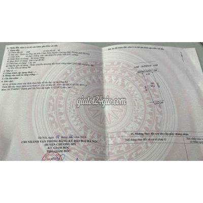 Đất Thổ Cư Chương Mỹ - Hà Nội Đất Thổ Cư Chương Mỹ - Hà Nội