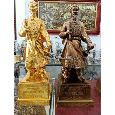 Tượng Trang Trí Quận 5 Hồ Chí Minh Tượng Trần Hưng Đạo - Trần Quốc Tuấn Bằng Đồng