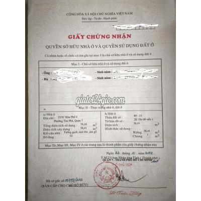Bán Nhà Quận 7 - Hồ Chí Minh