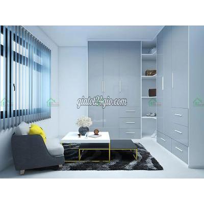 Tủ Đựng Đồ Thủ Đức Hồ Chí Minh Tủ Quần Áo Acrylic Bóng Gương Chữ L Hiện Đại Tar41