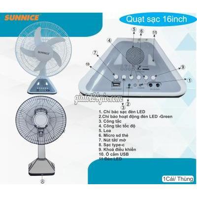 Quạt Đứng Bình Tân Hồ Chí Minh Quạt Xạc Tích Điện 16in Có Loa Bluetooth Quạt Đứng Bình Tân Hồ Chí Minh Quạt Xạc Tích Điện 16in Có Loa Bluetooth