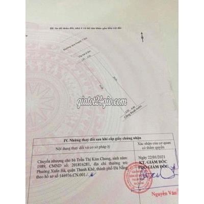 Đất Thổ Cư Liên Chiểu - Đà Nẵng Đất Thổ Cư Liên Chiểu - Đà Nẵng