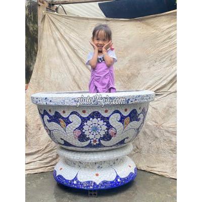 Cây Cảnh, Bonsai Thủ Đức Hồ Chí Minh Chậu Hoa Cẩn Mảnh Chén Dĩa Đắp Miểng Sành Sư Thủ Công