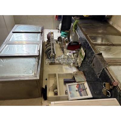 Tủ Đựng Đồ Cũ Hai Bà Trưng Hà Nội Cần Thanh Lý Hệ Tủ Nhà Bếp Bàng Inox 304 Gồm 2 Dãy Tủ Tên Dài 15 M Cso...