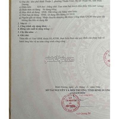 Đất Thổ Cư Thuận An - Bình Dương