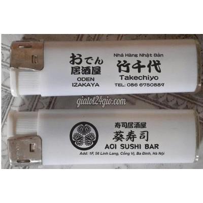 Văn Phòng Phẩm Cầu Giấy Hà Nội Bật Lửa In Quảng Cáo Logo Theo Yêu Cầu