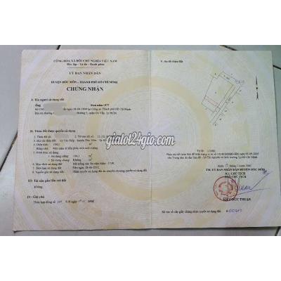 Đất Nông Nghiệp Hóc Môn - Hồ Chí Minh