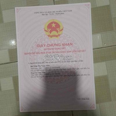 Đất Thổ Cư Chợ Lách - Bến Tre