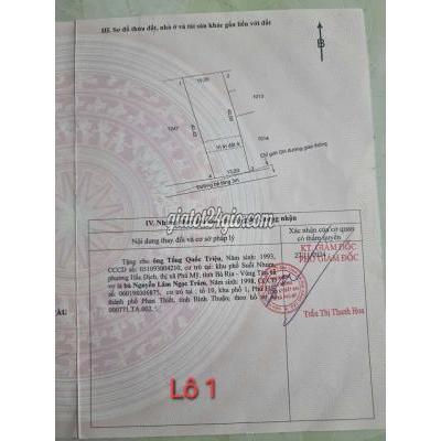 Đất Thổ Cư Bà Rịa - Vũng Tàu