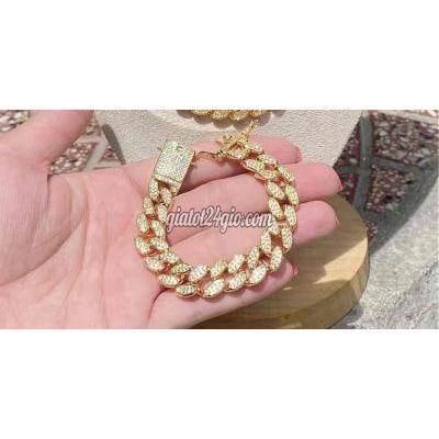 Phụ Kiện Thời Trang Quận Bình Thạnh - Hồ Chí Minh Lắc Tay Nam Mạ Vàng 18 Full Đá Phụ Kiện Thời Trang Quận Bình Thạnh - Hồ Chí Minh Lắc Tay Nam Mạ Vàng 18 Full Đá