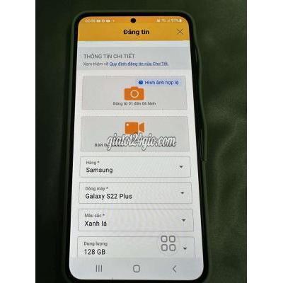 Samsung Galaxy S22 Plus - Hồ Chí Minh Bán Đt Samsung S 22plus 128g Màu Rêu Samsung Galaxy S22 Plus - Hồ Chí Minh Bán Đt Samsung S 22plus 128g Màu Rêu