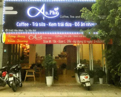 anpha tea - trà sữa - cà phê - kem dừa - đồ ăn nhanh - quán cà phê