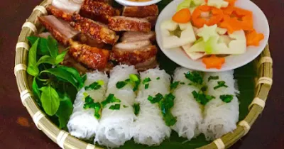 bánh tráng cuốn thịt heo quán cuốn em - nhà hàng