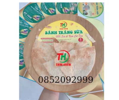 bánh tráng sữa nước cốt dừa tám hiền - nhà sản xuất thực phẩm