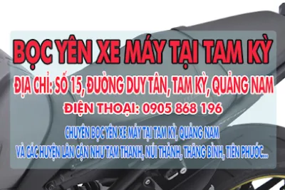 bọc yên xe máy nho giáo tam kỳ - thợ bọc nội thất ô tô