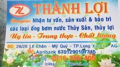 bơm nước thành lợi - xưởng máy móc