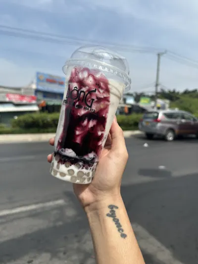 bông tea  milk tea - quán cà phê