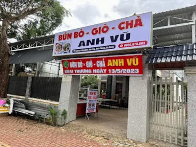 bún bò - cơm gà anh vũ - nhà hàng