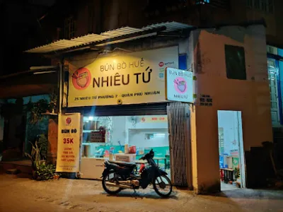 bún bò huế - nhiêu tứ - quán ăn nhỏ