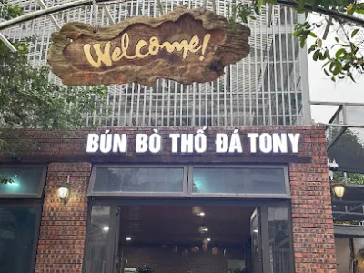 bún bò thố đá tony  coffee - khu ăn uống