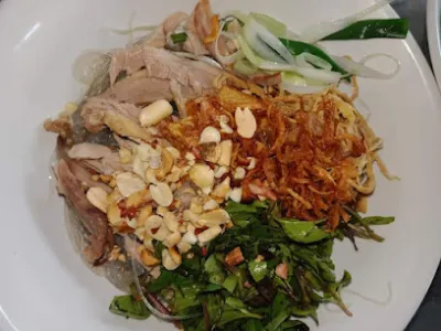 bún cá miến ngan - quán ăn nhỏ