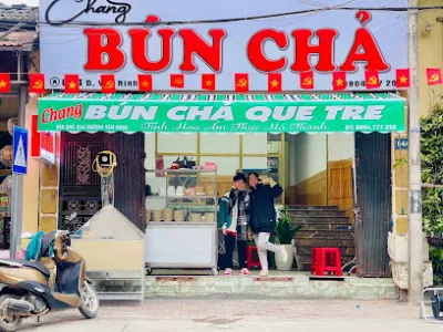 bún chả que tre - khu ăn uống