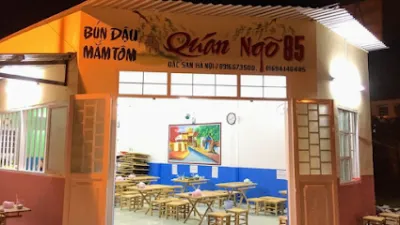 bún đậu mắm tôm-quán ngõ 85 - nhà hàng