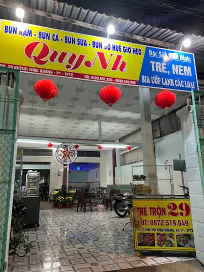 bún rạm chả cá quy nhơn - quán ăn nhỏ